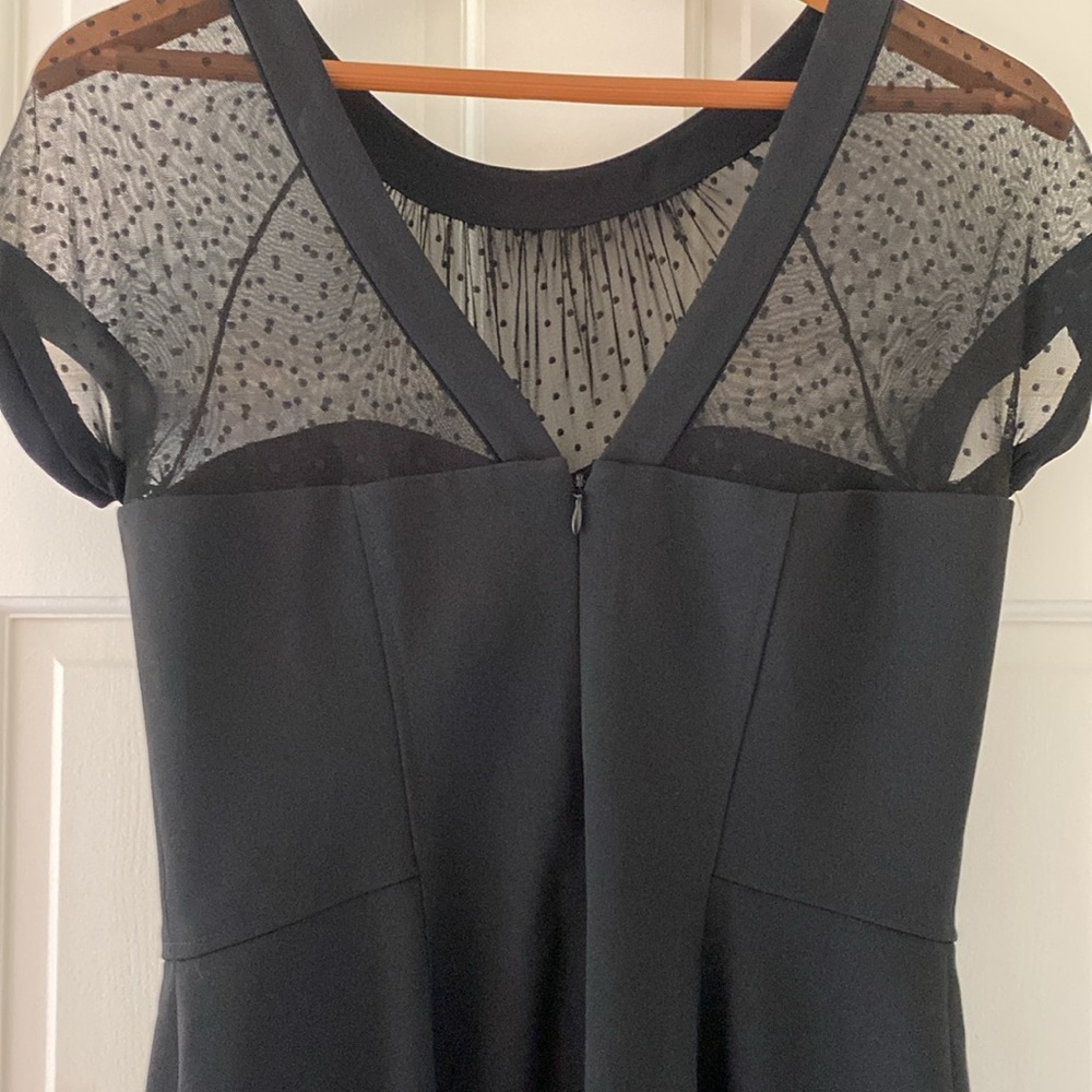 Elegant Black Mesh sweetheart Dress - Picture 3 of 5